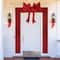 8ft. Red LED Christmas Doorway Arch Decoration with Bow